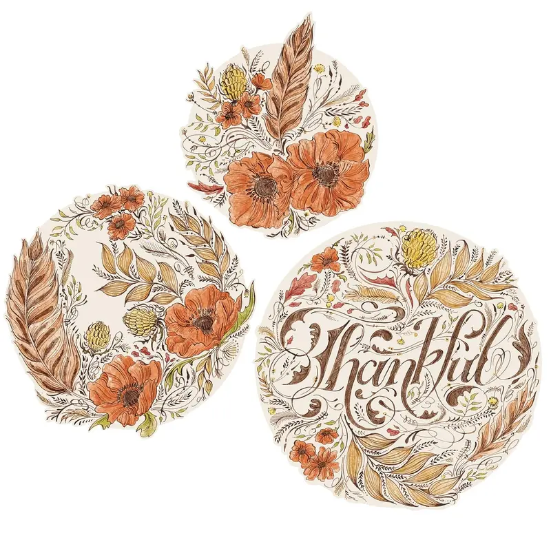 Thankful-Themed Serving Papers | Hester & Cook Holiday Entertaining Kit 1
