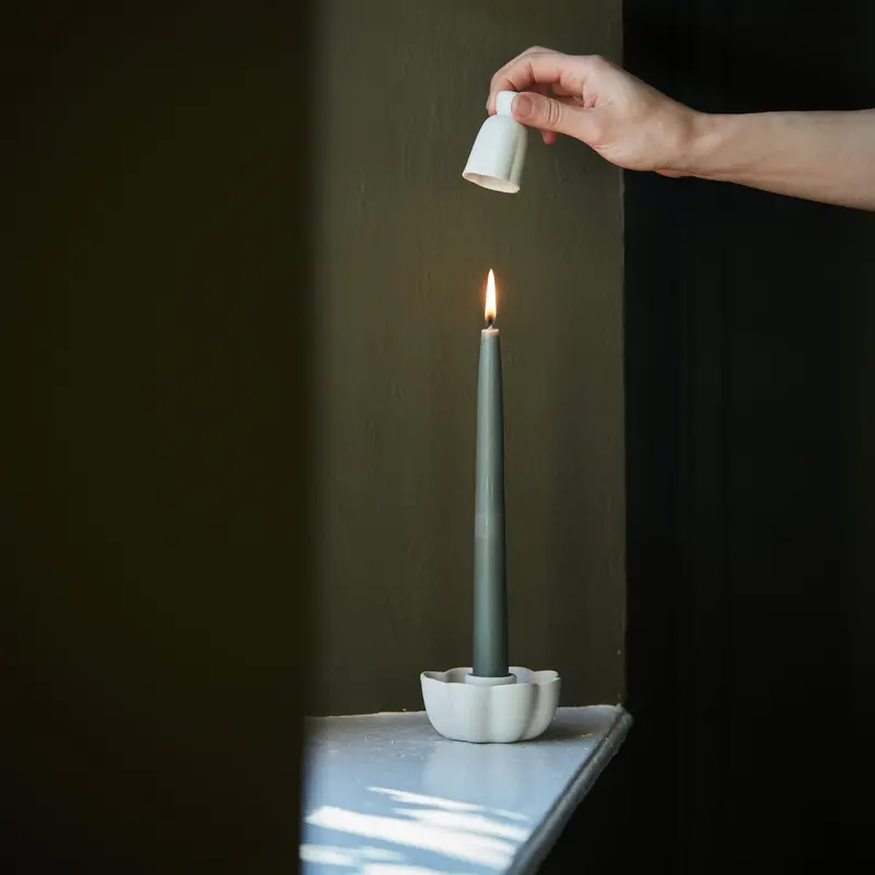 The Floral Society Ceramic Fleur Candle Snuffer 1