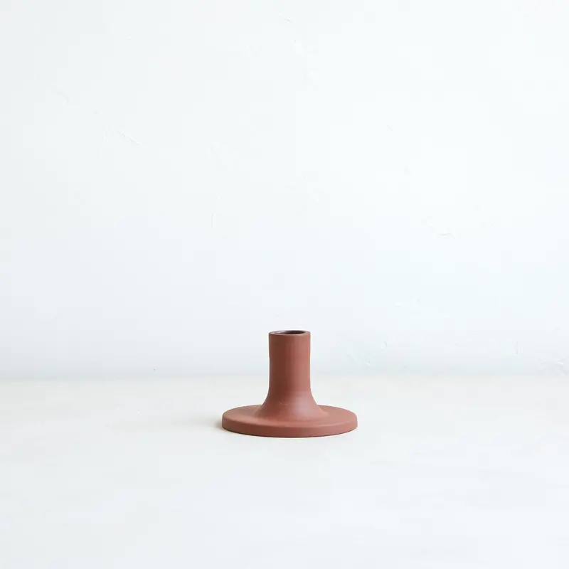 The Floral Society Medium Candle Holder – Earth Finish 1