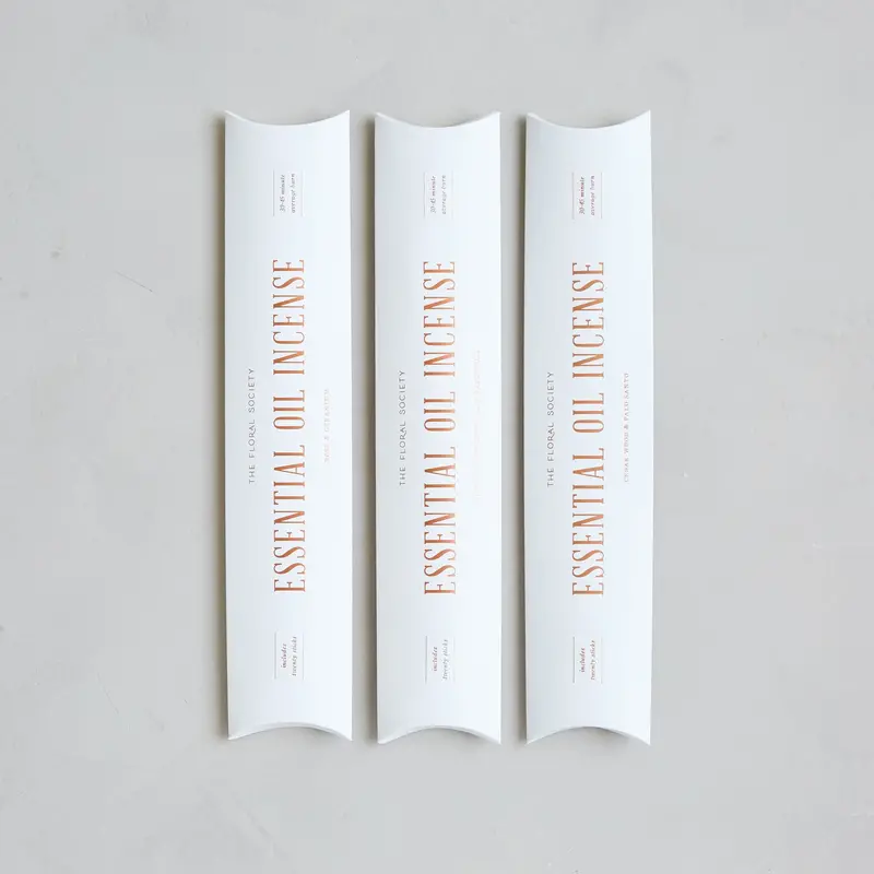 The Floral Society Rose & Geranium Essential Oil Incense 1