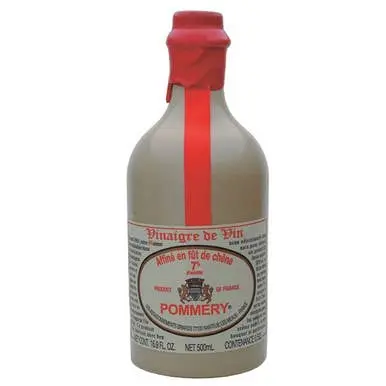 The French Farm Pommery Red Wine Vinegar – Stone Bottle, 16 Oz 1