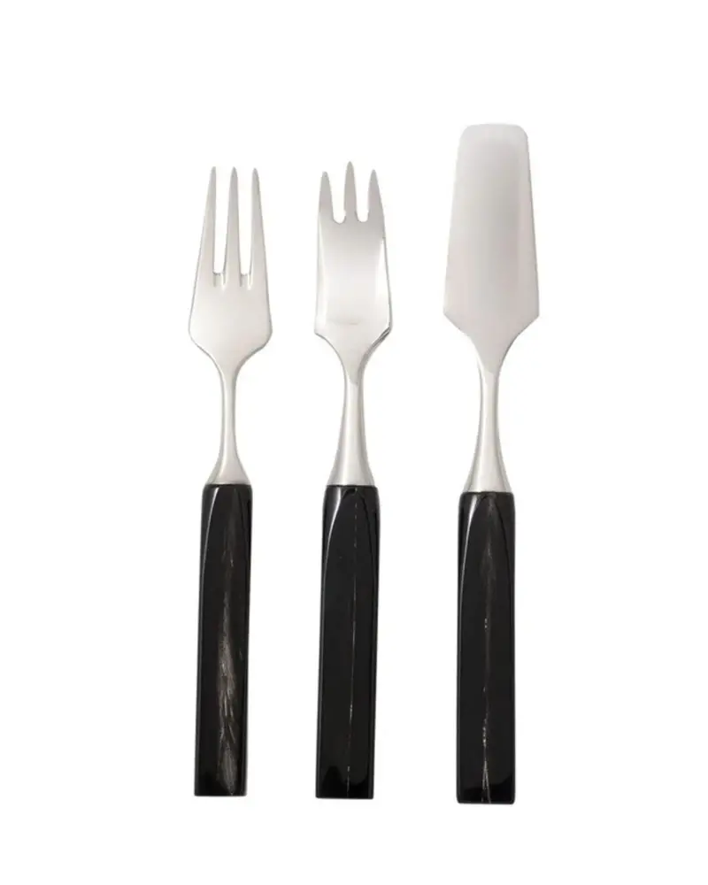 Three-Piece Dessert Cutlery Set – Elegant Serving 1