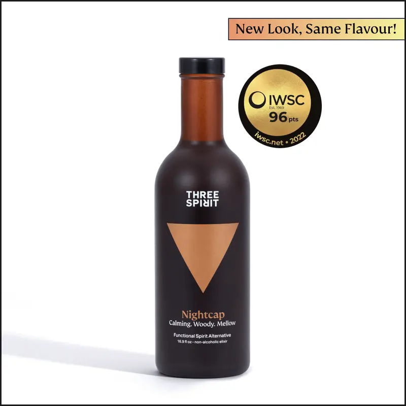 Three Spirit Nightcap Botanical Elixir – Non-Alcoholic Relaxing Social Drink 1