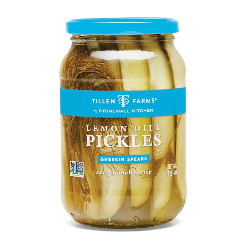 Tillen Farms Lemon Dill Pickles – Crisp Cucumber Spears With Citrus & Herb Notes 1