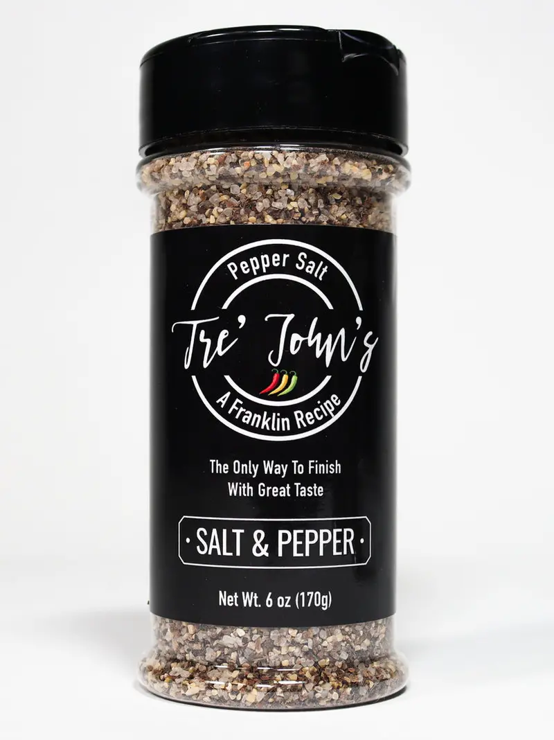 Tre'Johns Peppery Sea Salt Grinder Blend 1