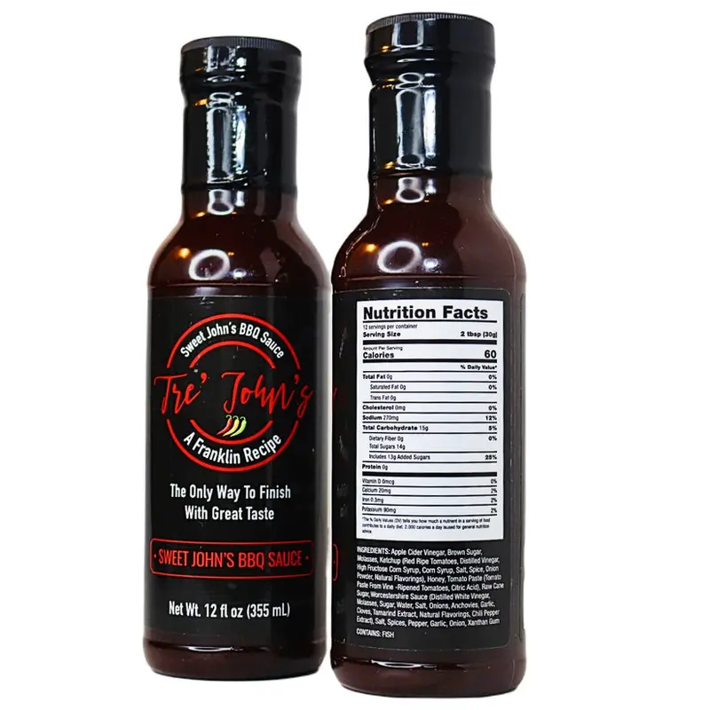Tre'Johns Sweet John’S Signature Bbq Sauce 1