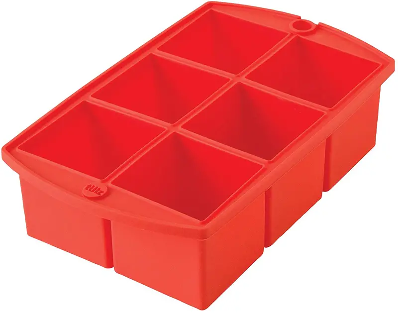 Tulz Extra-Large Ice Block Tray For Clear, Slow-Melting Cubes 1