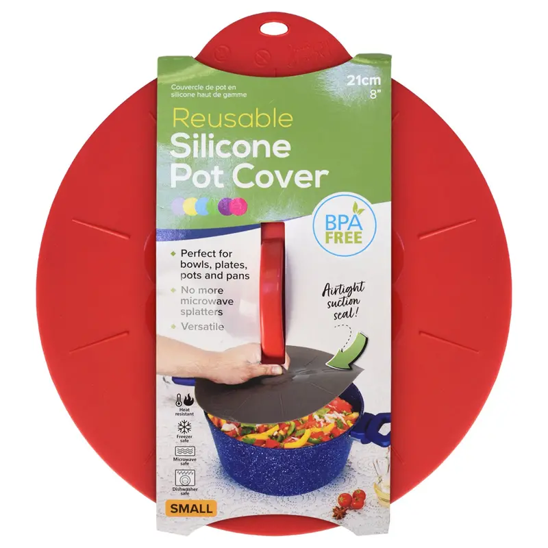 Universal 8-Inch Cookware Lid – Heat-Resistant Glass Cover 1