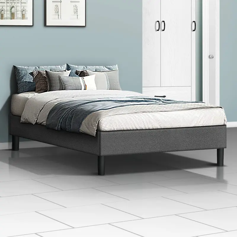 Upholstered Double Divan Base – Platform Storage Design 1