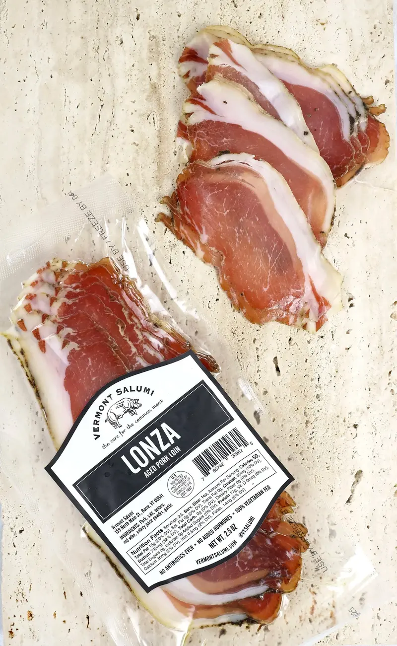 Vermont Salumi Artisan Lonza, Premium Thin-Sliced Cured Pork Loin 1