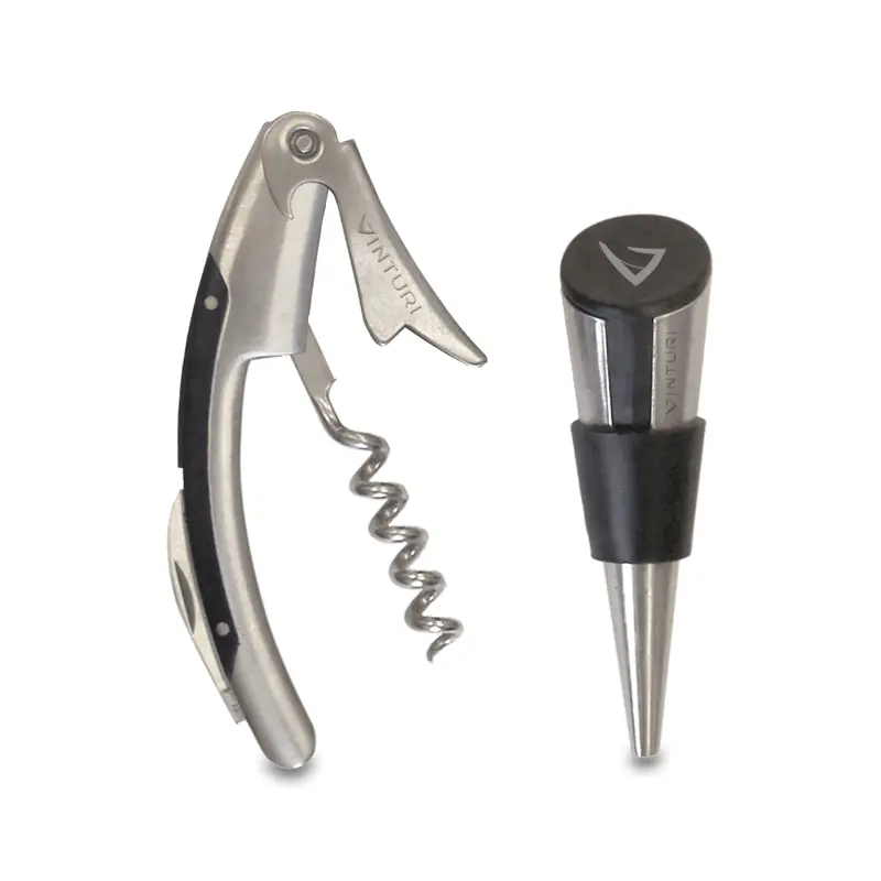 Vinturi Two-Piece Bar Set – Stainless Steel Cocktail Essentials Kit 1