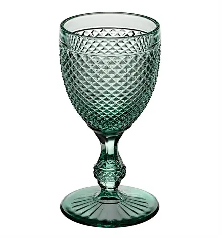 Vista Alegre Bicos Mint Green Water Goblets (Set Of 4) 1