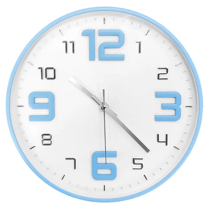 Wall Clock – 30 Cm Diameter Silent Quartz Movement 1