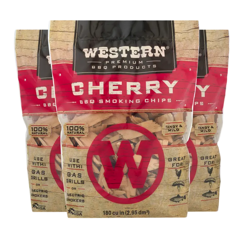 Western Cherry Wood Smoking Chips – Sweet & Fruity Smoke 1