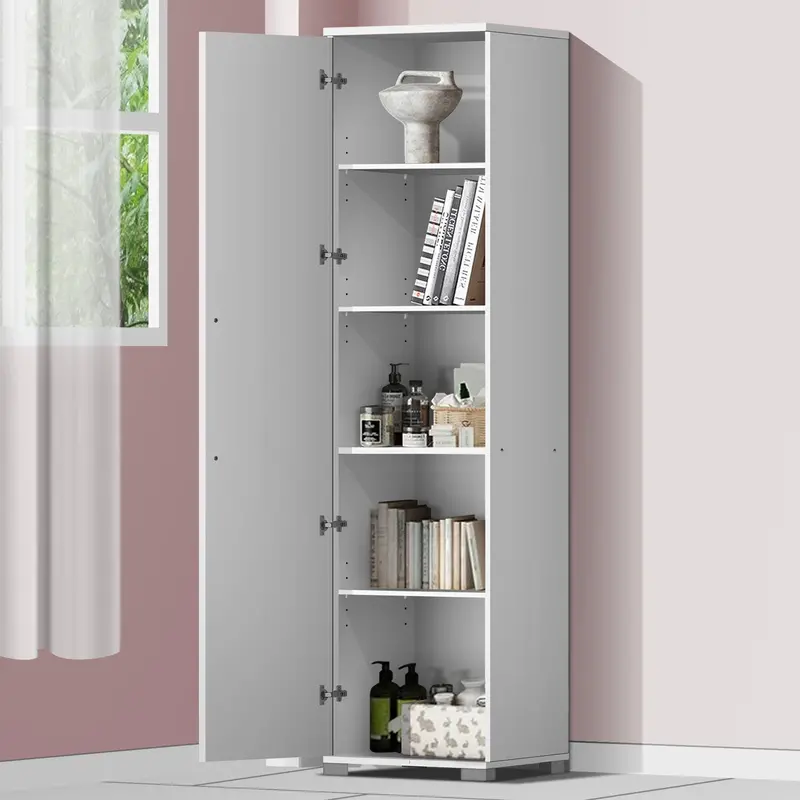 Wooden Storage Cabinet With Soft-Close Doors 1