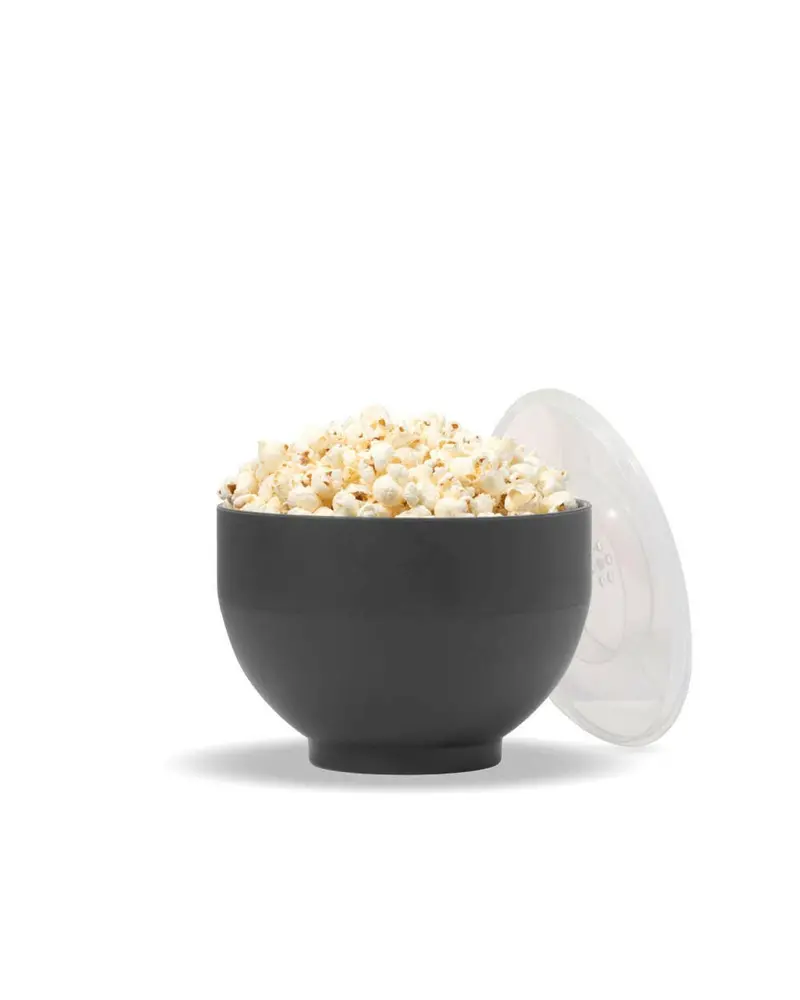 W&P Charcoal Silicone Popcorn Popper – Reusable Microwave & Stovetop Popper 1