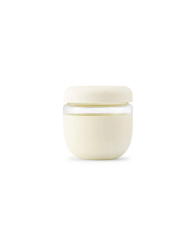 W&P Glass Seal Tight Bowl – 24 Oz Cream-Colored Airtight Storage Container 1