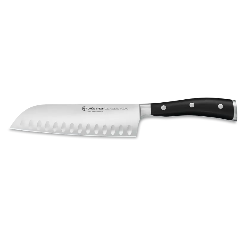 Wüsthof Classic Ikon 7-Inch Hollow-Edge Santoku Chef'S Knife 1