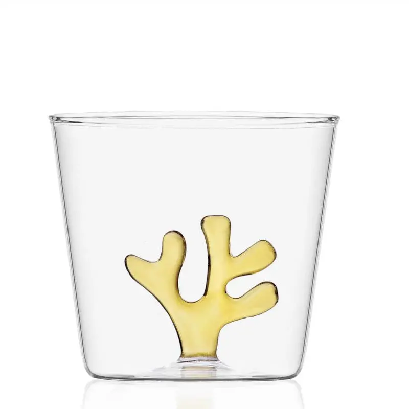 Yellow Coral Accent Tumbler 1