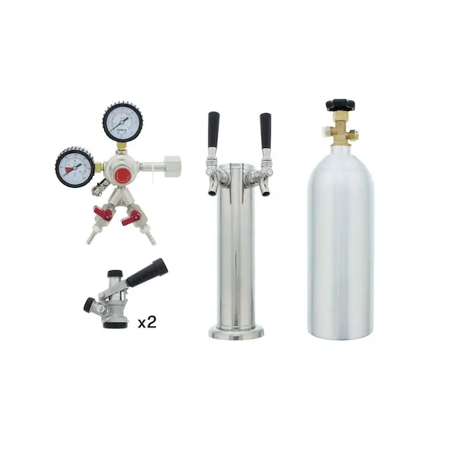 Zephyr Presrv Dual-Tap Kegerator System – Commercial-Grade Draft Dispenser 1