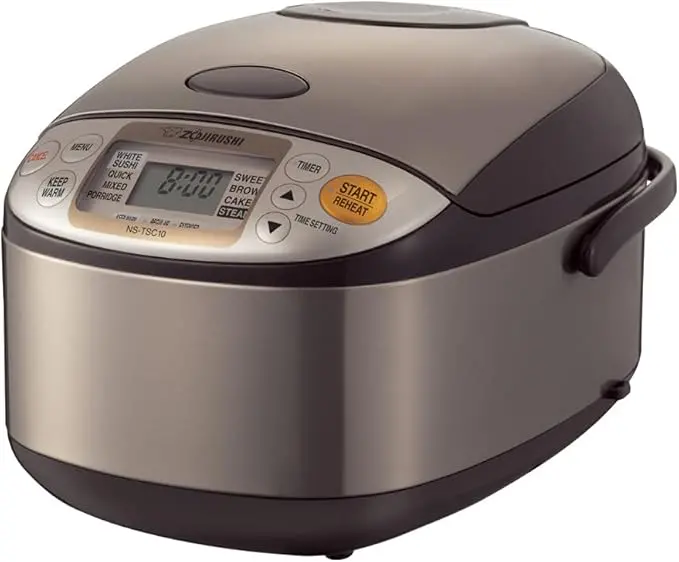 Zojirushi Micom Rice Cooker & Warmer – Stainless Steel Brown Rice Model 1