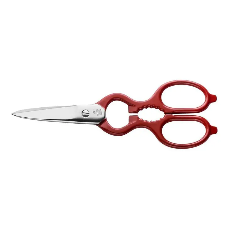 Zwilling Multi-Function Kitchen Shears In Bold Red – Dishwasher Safe 1