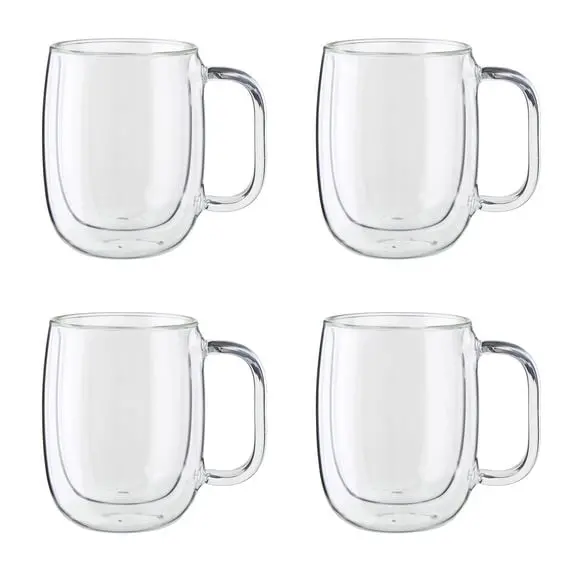Zwilling Sorrento Plus 12-Ounce Mug Set (4-Piece) – Stainless Steel Thermal Mugs With Modern Design 1
